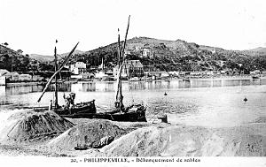 PHILIPPEVILLE - DEBARQUEMENT DE SABLES